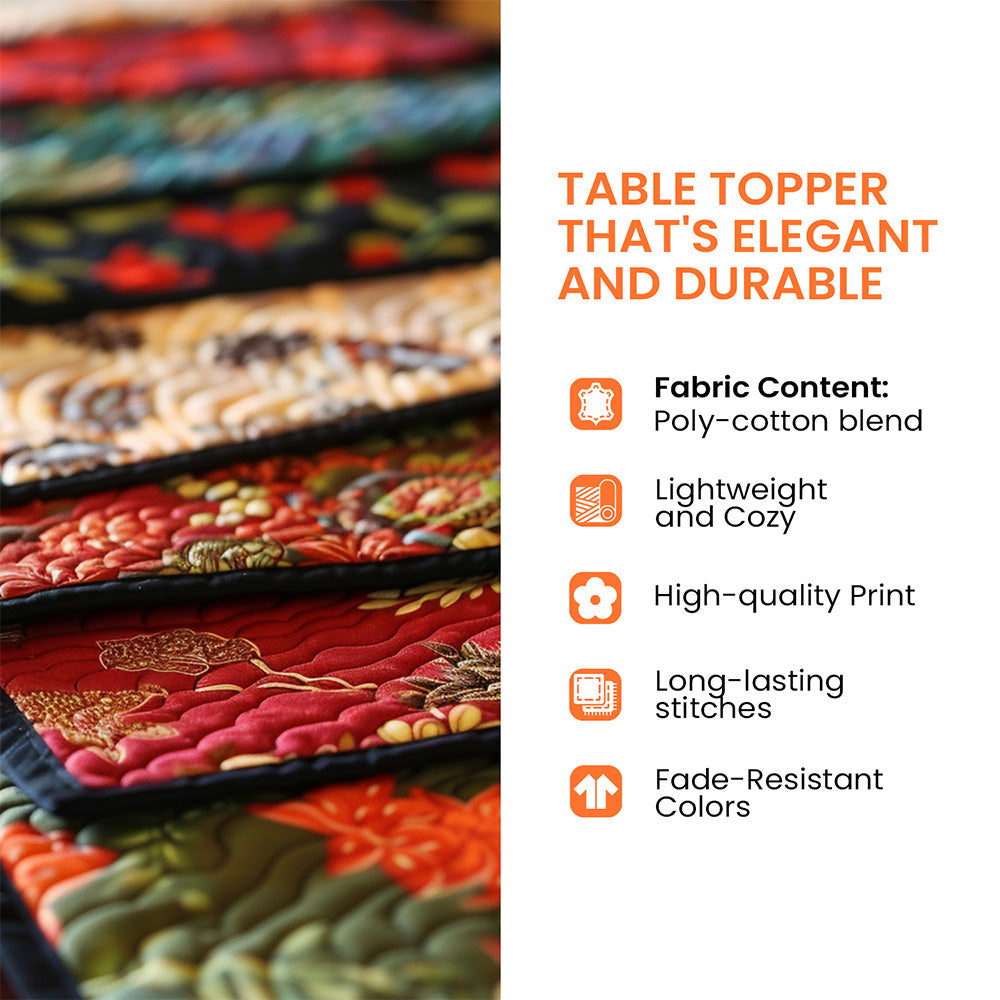 Nutcracker Roots Quilted Table Topper GFTOTL4848