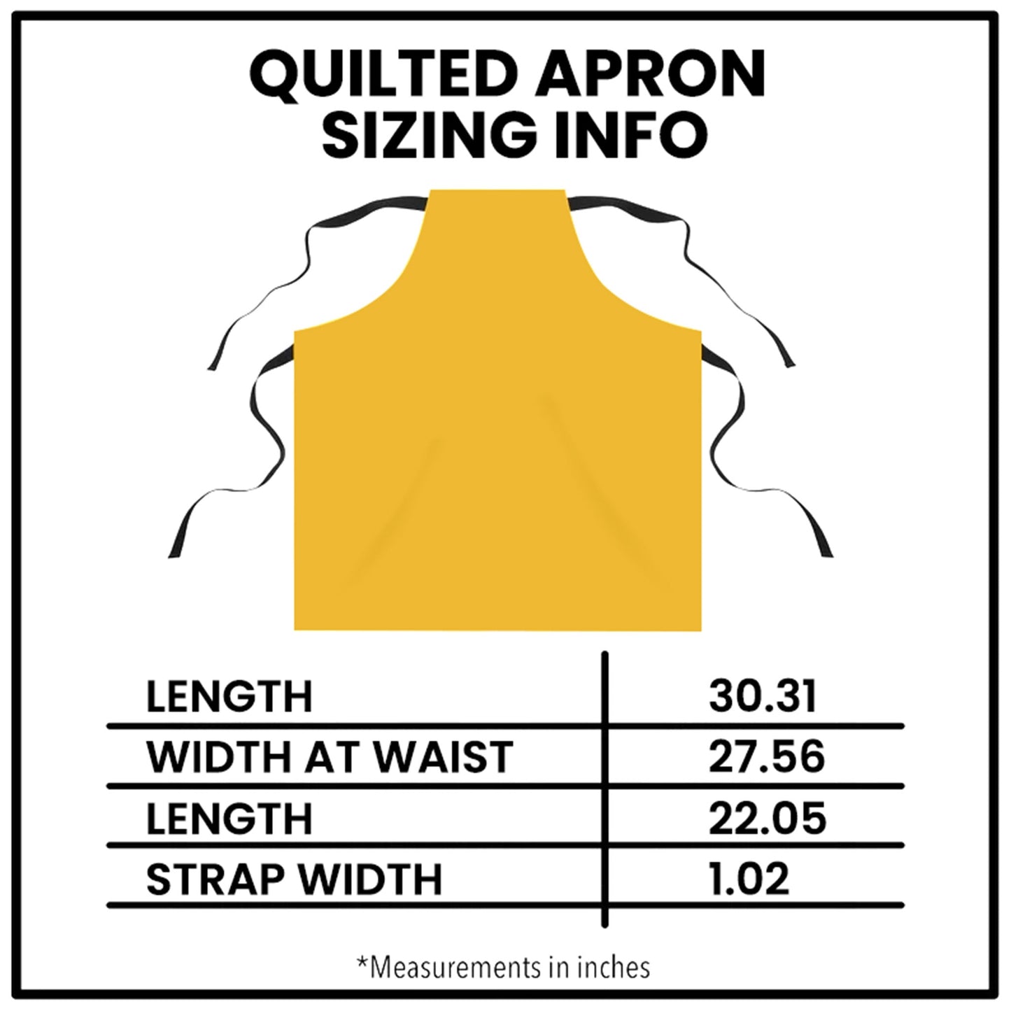 Golden Queens Quilted Apron GFTOYC1618