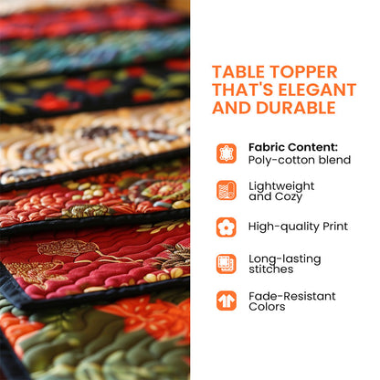 Nutcracker Roots Quilted Table Topper GFTOTL4860
