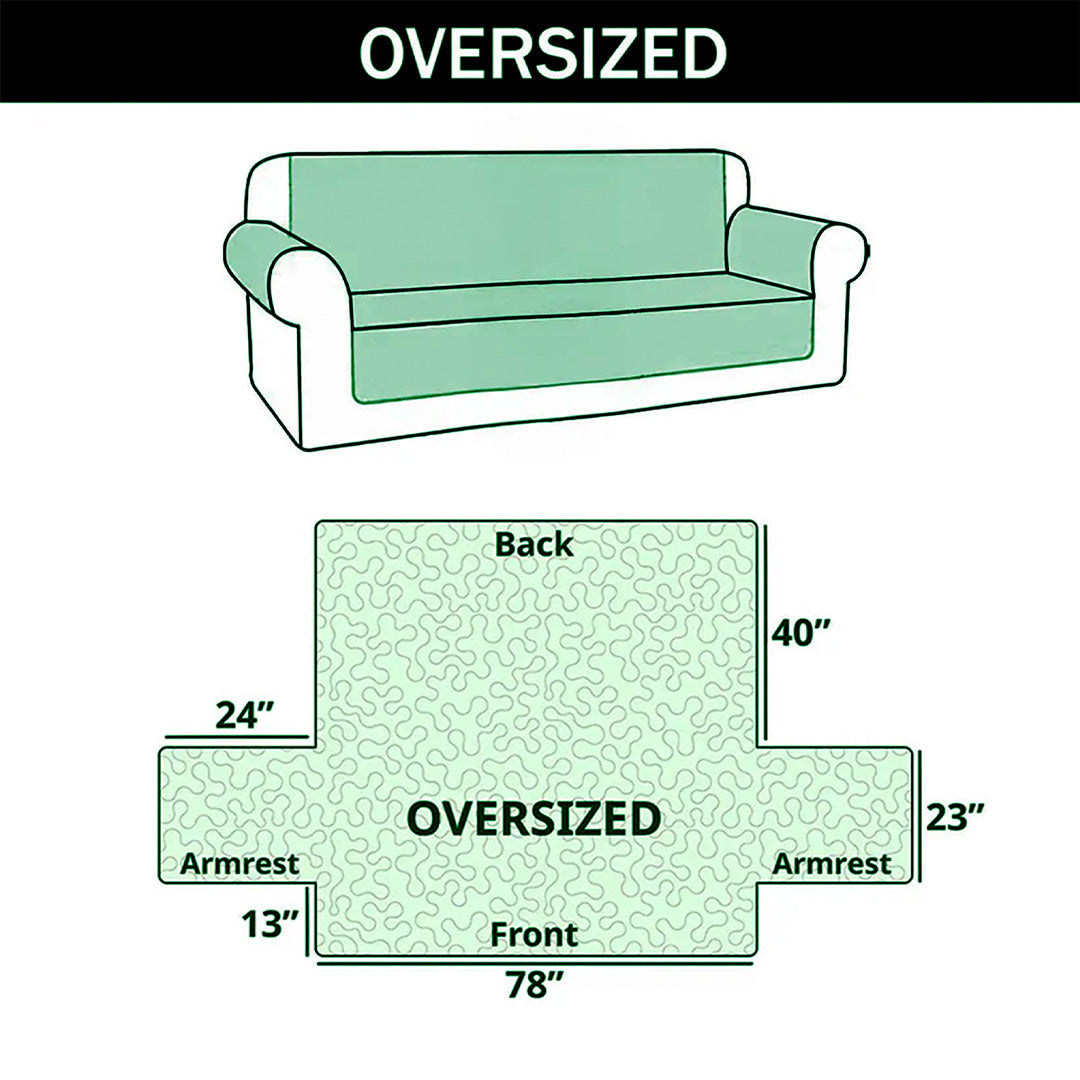 Melanin Legacy Quilted Sofa Cover GFTOTP18328