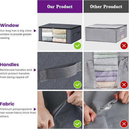 Foldable Clothes Organizer Storage Bags