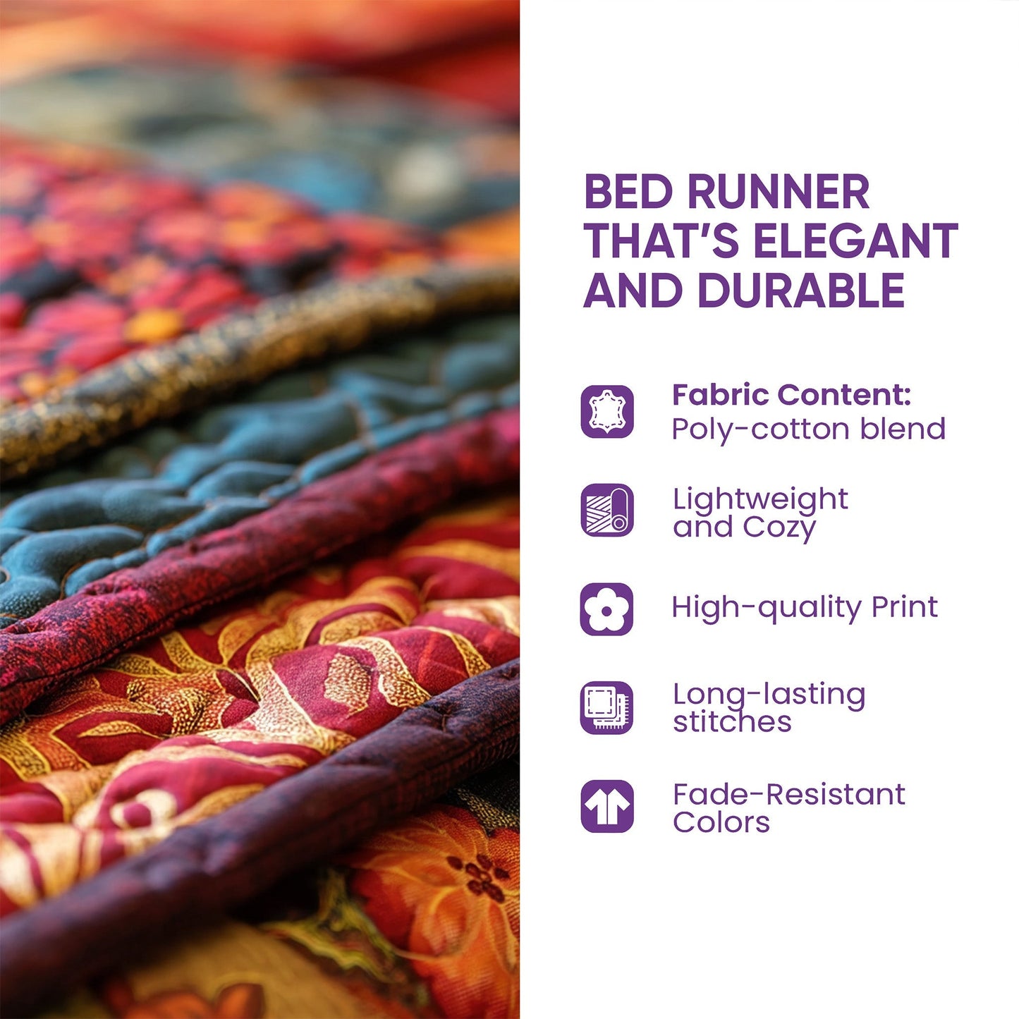 African Heritage Quilted Bed Runner GFTOTL5352C1