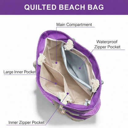 Melanin Queen Quilted Beach Bag GFTOTG3051
