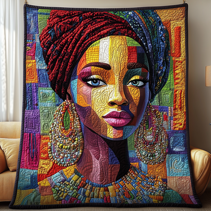 Melanin Magic Quilted Blanket GFTOAB3022