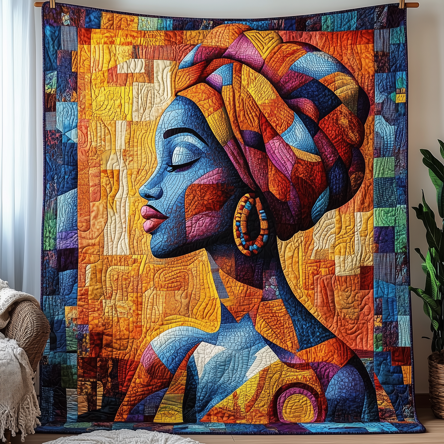 Black Beauty Quilted Blanket GFTOAB3051