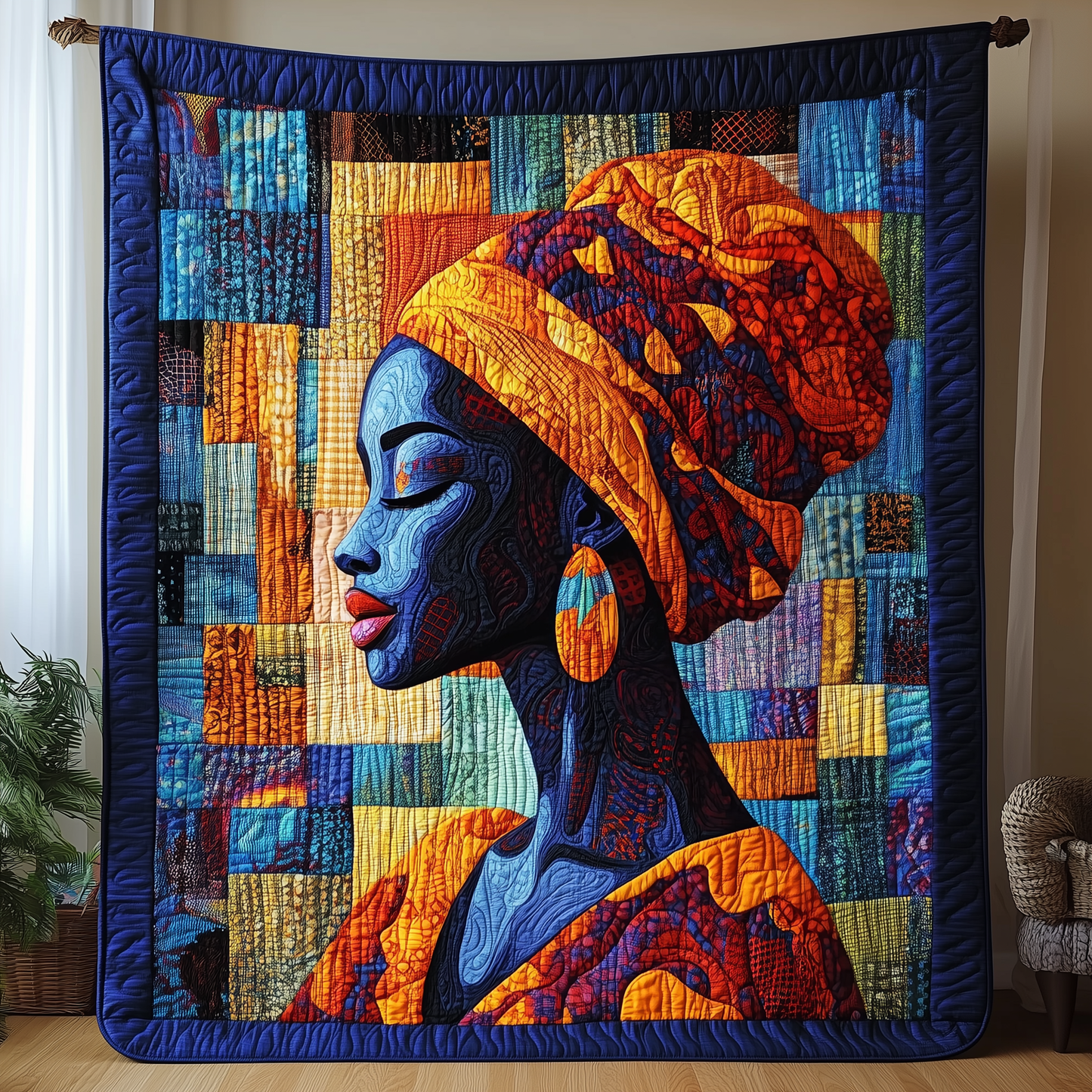 Black Beauty Quilted Blanket GFTOAB3052