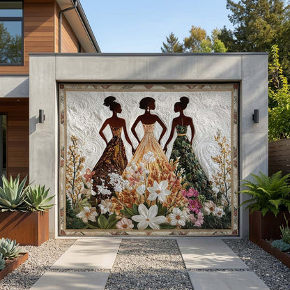 Golden Queens Garage Door Banner GFTOHD14452