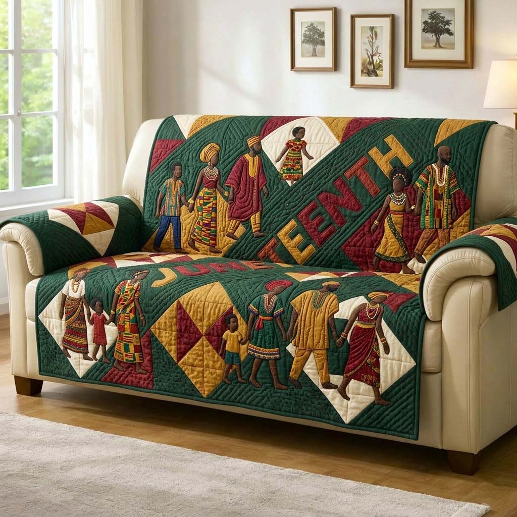 Freedom Journey Quilted Sofa Cover GFTOHD14696
