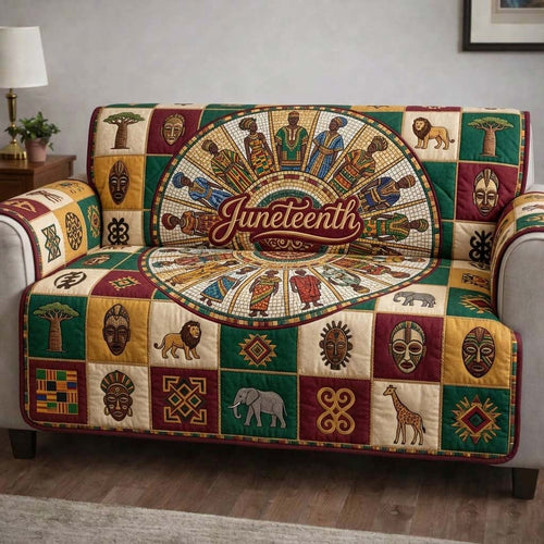Juneteenth Spirit Quilted Sofa Cover GFTOHD14701