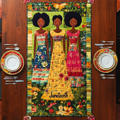 Juneteenth Quilted Table Runner GFTOHD7093