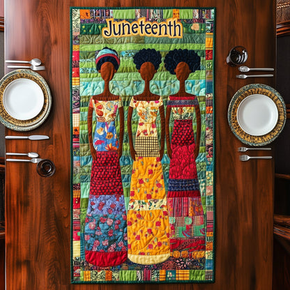 Juneteenth Quilted Table Runner GFTOHD7095