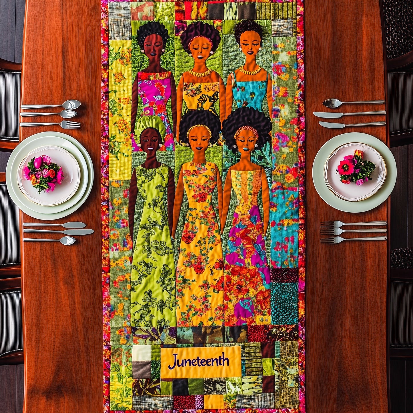 Juneteenth Quilted Table Runner GFTOHD7097