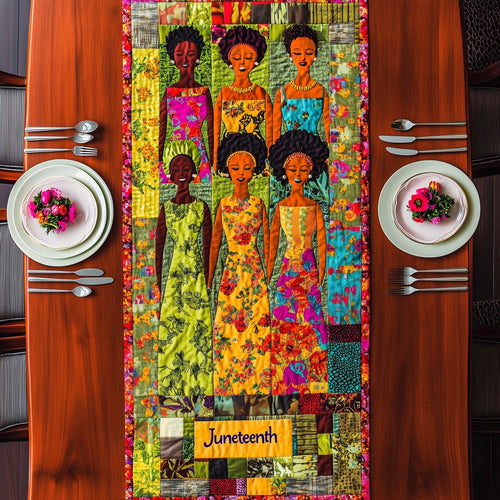 Juneteenth Quilted Table Runner GFTOHD7097