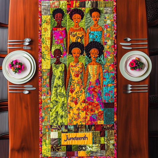 Juneteenth Quilted Table Runner GFTOHD7097