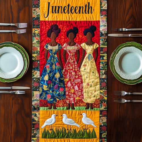 Juneteenth Quilted Table Runner GFTOHD7099