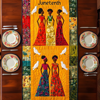 Juneteenth Quilted Table Runner GFTOHD7102
