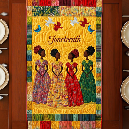 Juneteenth Quilted Table Runner GFTOHD7104