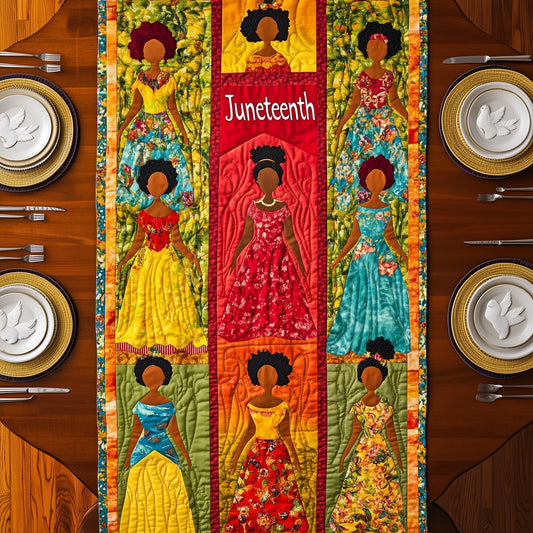 Juneteenth Quilted Table Runner GFTOHD7106