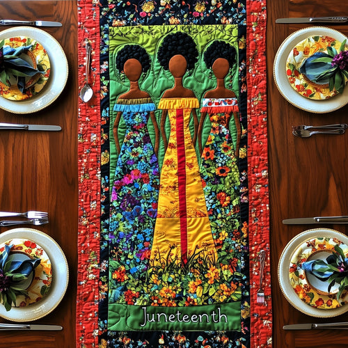 Juneteenth Quilted Table Runner GFTOHD7113