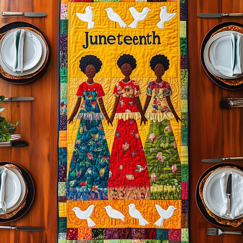 Juneteenth Quilted Table Runner GFTOHD7115