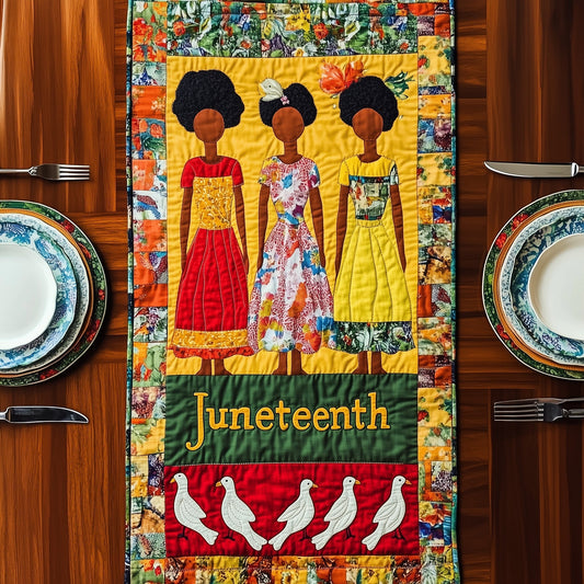 Juneteenth Quilted Table Runner GFTOHD7116