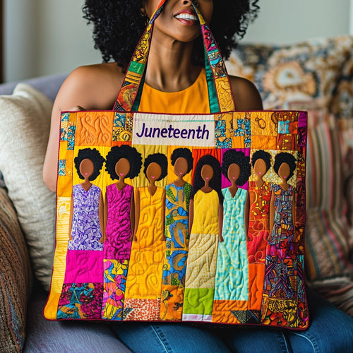 Juneteenth Quilted Tote Bag GFTOHD7196