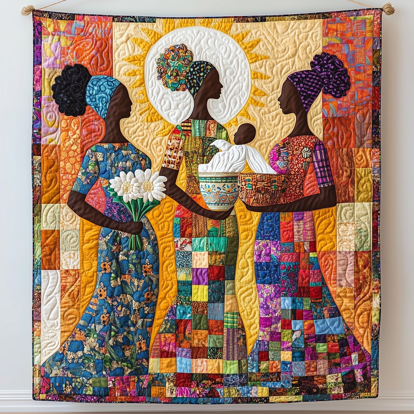 Echoes of Womanhood Quilted Blanket GFTOHD7898