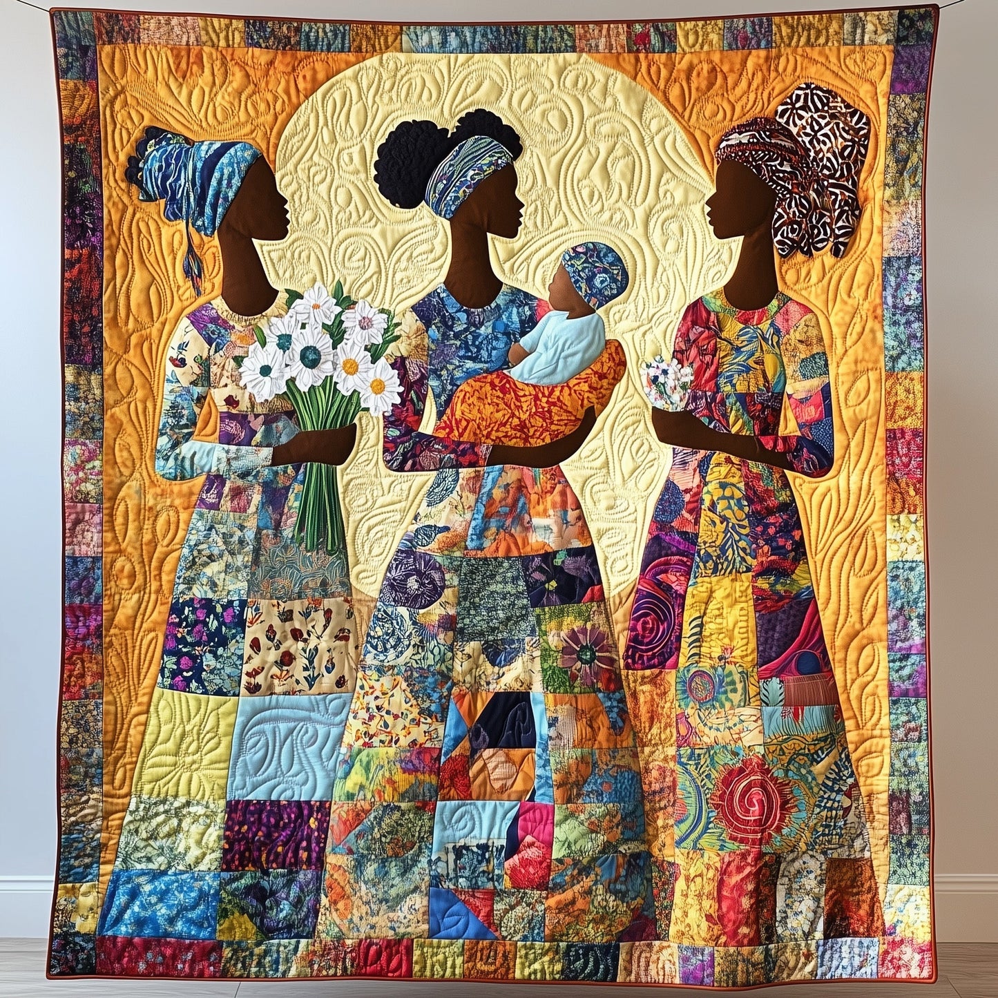 Echoes of Womanhood Quilted Blanket GFTOHD7899