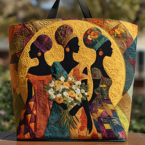 Golden Queens Quilted Tote Bag GFTOHD8224