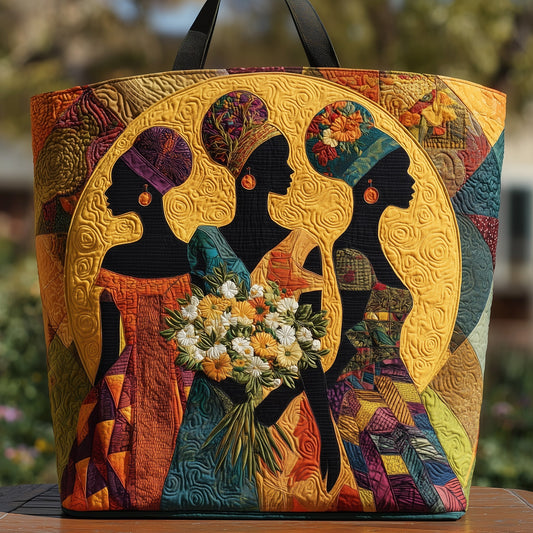 Golden Queens Quilted Tote Bag GFTOHD8224
