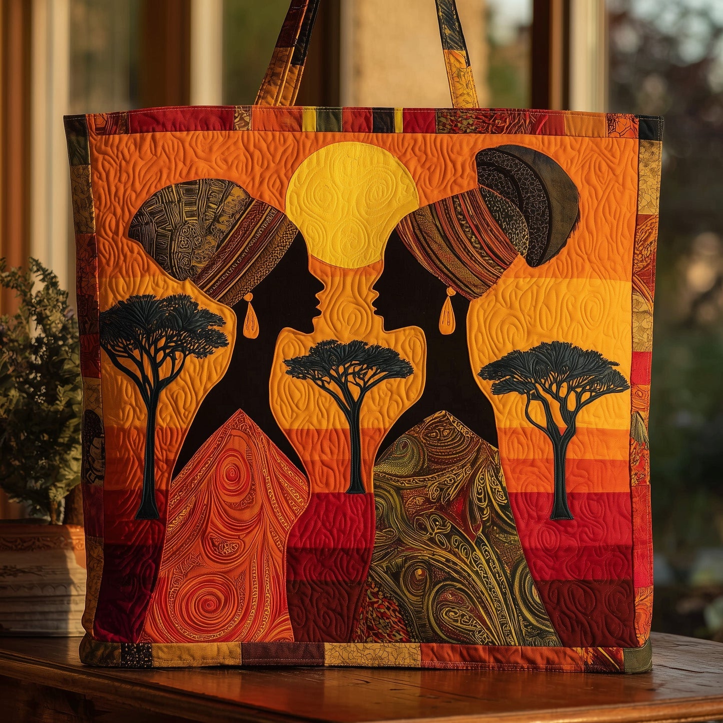 Golden Queens Quilted Tote Bag GFTOHD8227