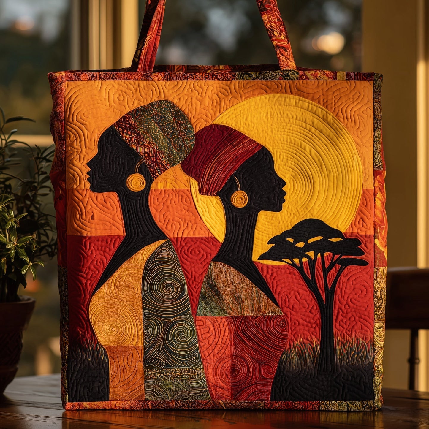 Golden Queens Quilted Tote Bag GFTOHD8229