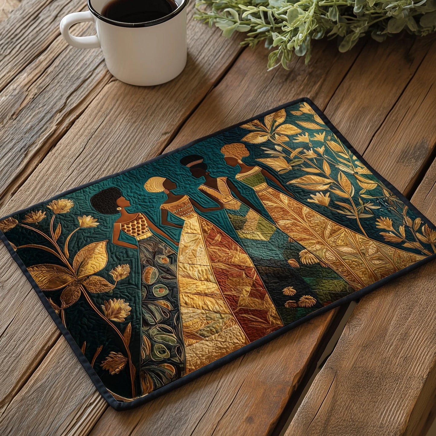 Golden Queens Quilted Place Mat GFTOHD8475