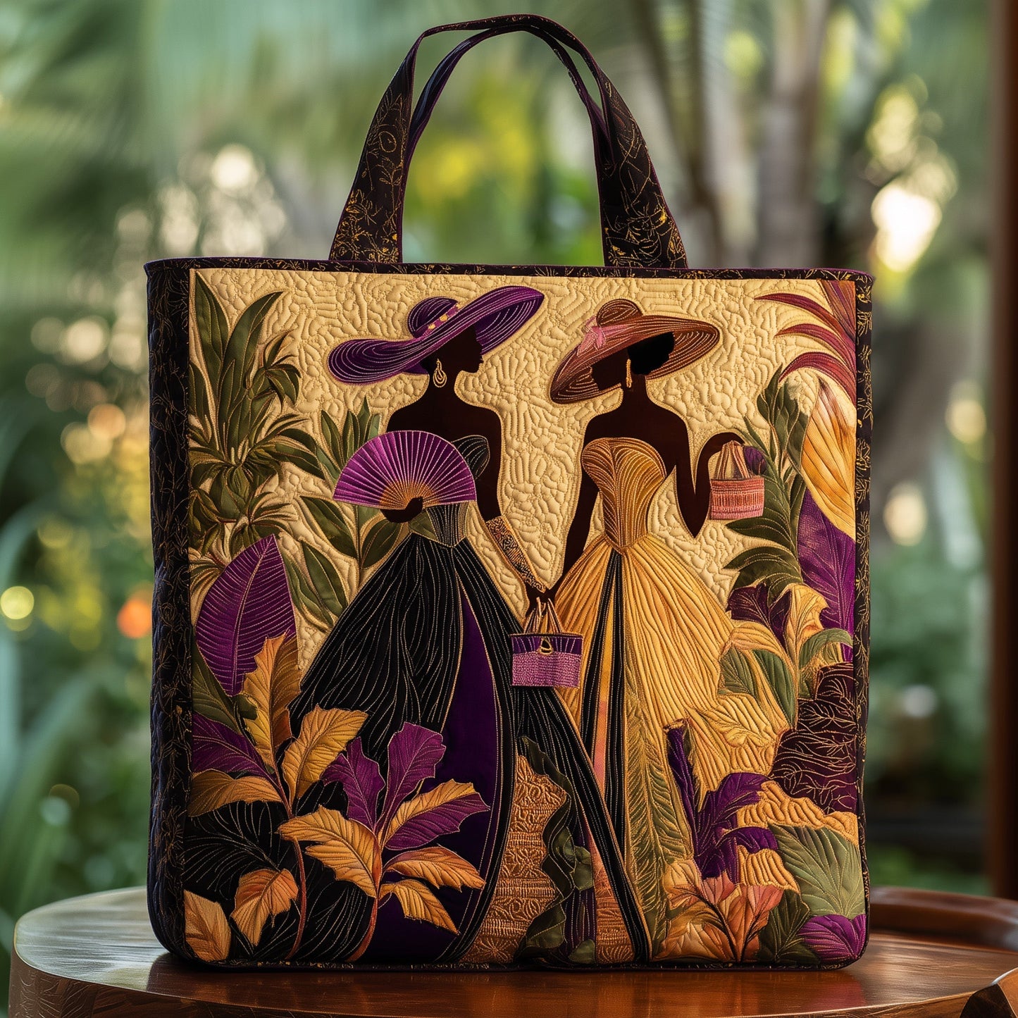 Golden Queens Quilted Tote Bag GFTOHD8702