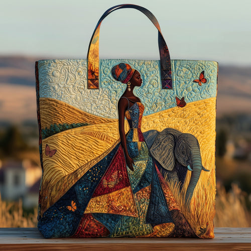 Golden Queens Quilted Tote Bag GFTOHD8705