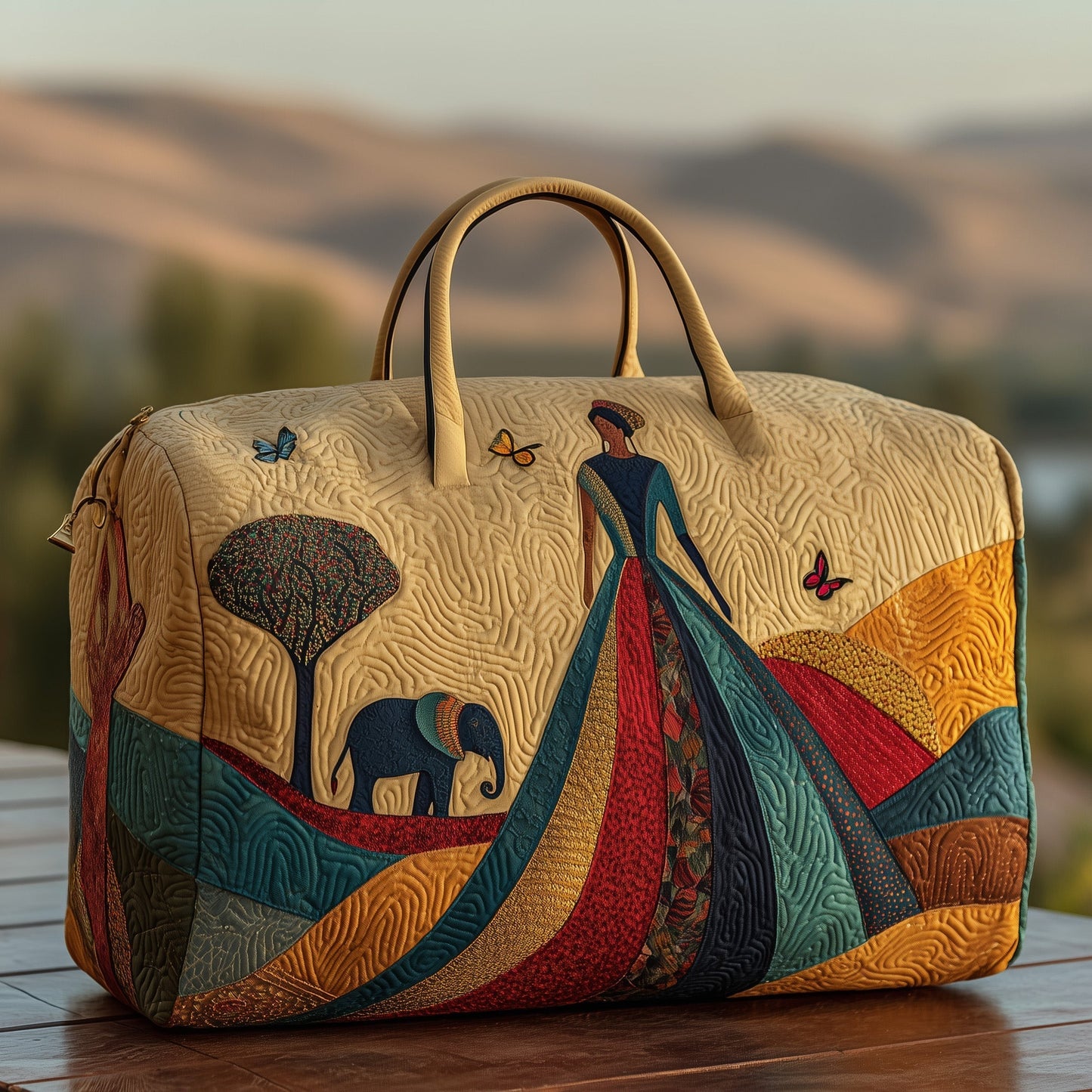Golden Queens Quilt Duffle Bag GFTOHD9277