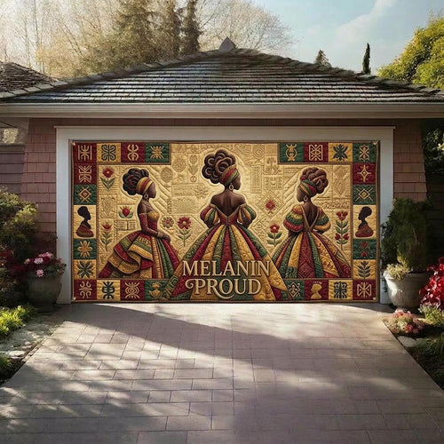 Golden Queen Garage Door Banner GFTOMA10435