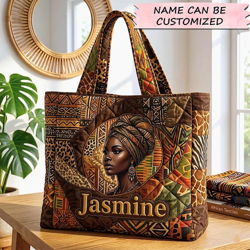 Golden Queen Quilted Tote Bag QTCUZ GFTOMA10582