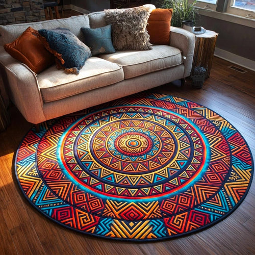 African Heritage Quilted Round Mat GFTOMA10757