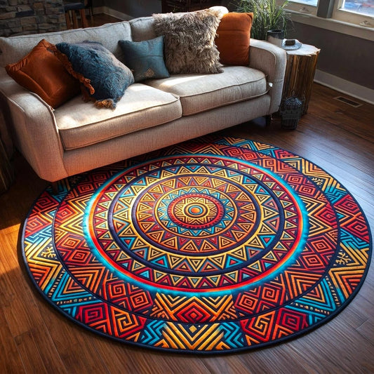 African Heritage Quilted Round Mat GFTOMA10757
