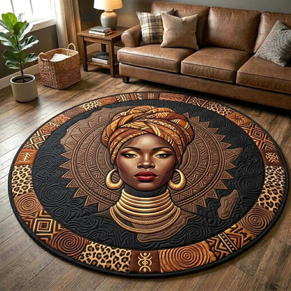 African Heritage Quilted Round Mat GFTOMA10760