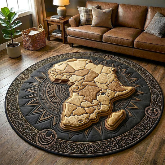 African Heritage Quilted Round Mat GFTOMA10761