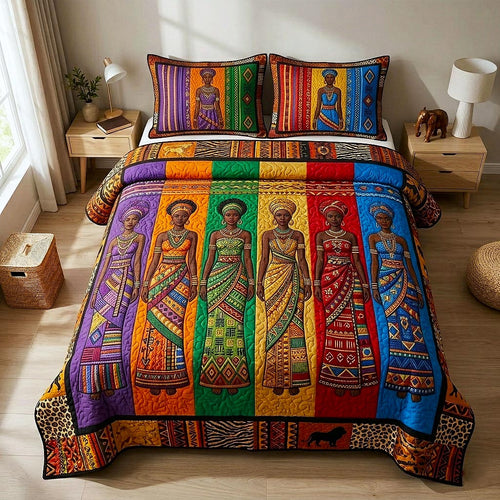 Heritage Pattern 3-Piece Quilted Bedding Set GFTOMA10778