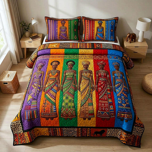 Heritage Pattern 3-Piece Quilted Bedding Set GFTOMA10778