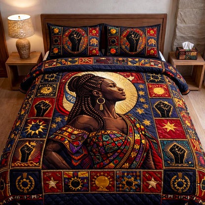 Soul of Freedom 3-Piece Quilted Bedding Set GFTOMA10781