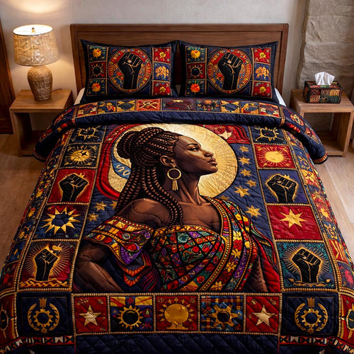 Soul of Freedom 3-Piece Quilted Bedding Set GFTOMA10781