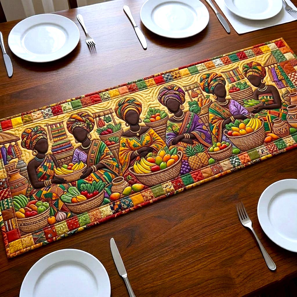 Cultural Rhythm Quilted Table Runner GFTOMA10824
