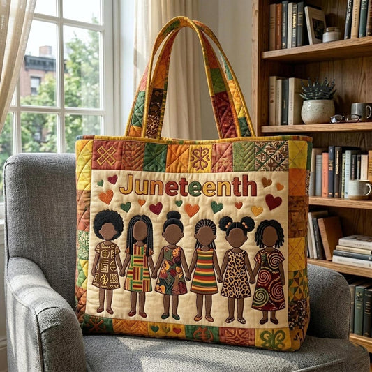 Juneteenth Quilted Tote Bag GFTOMA10842