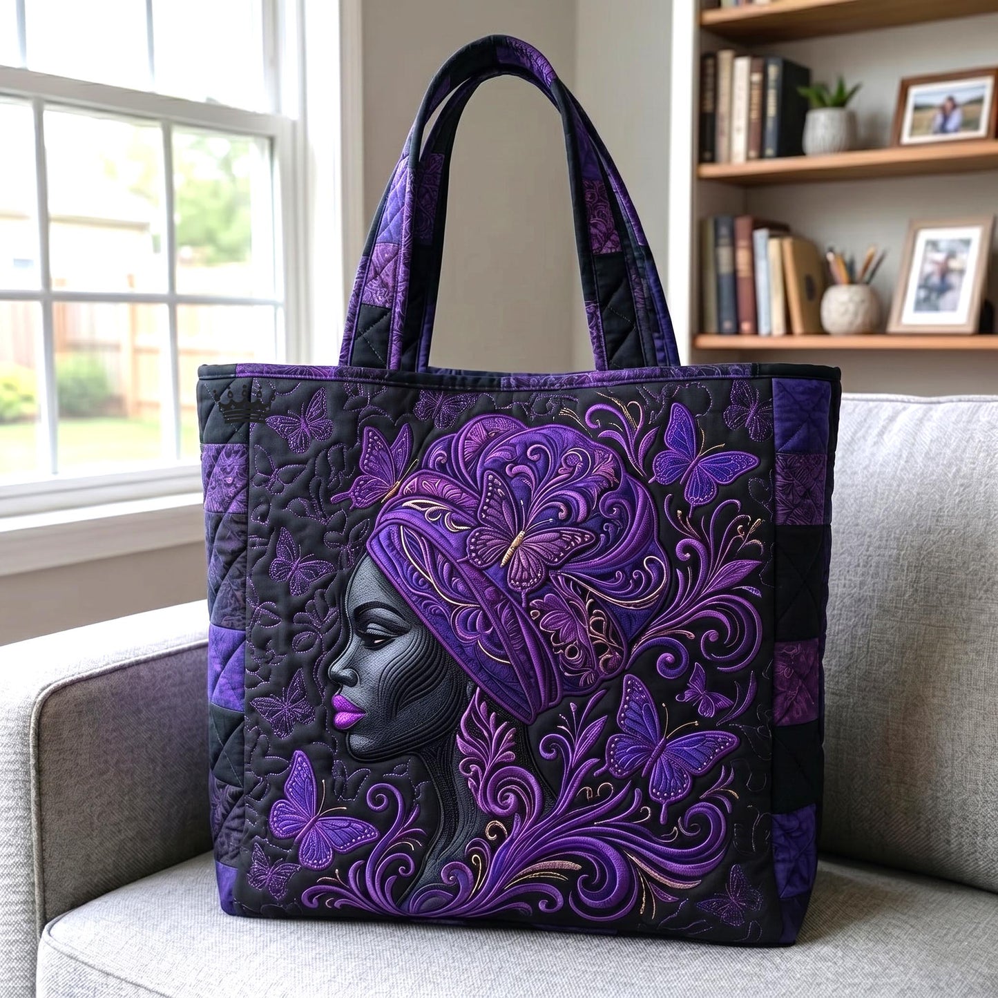 Melanin Pride Quilted Tote Bag GFTOMA10844