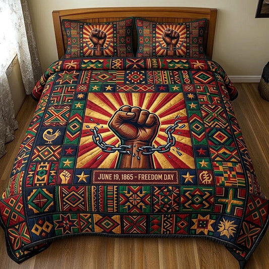Freedom Heritage 3-Piece Quilted Bedding Set GFTOMA10871